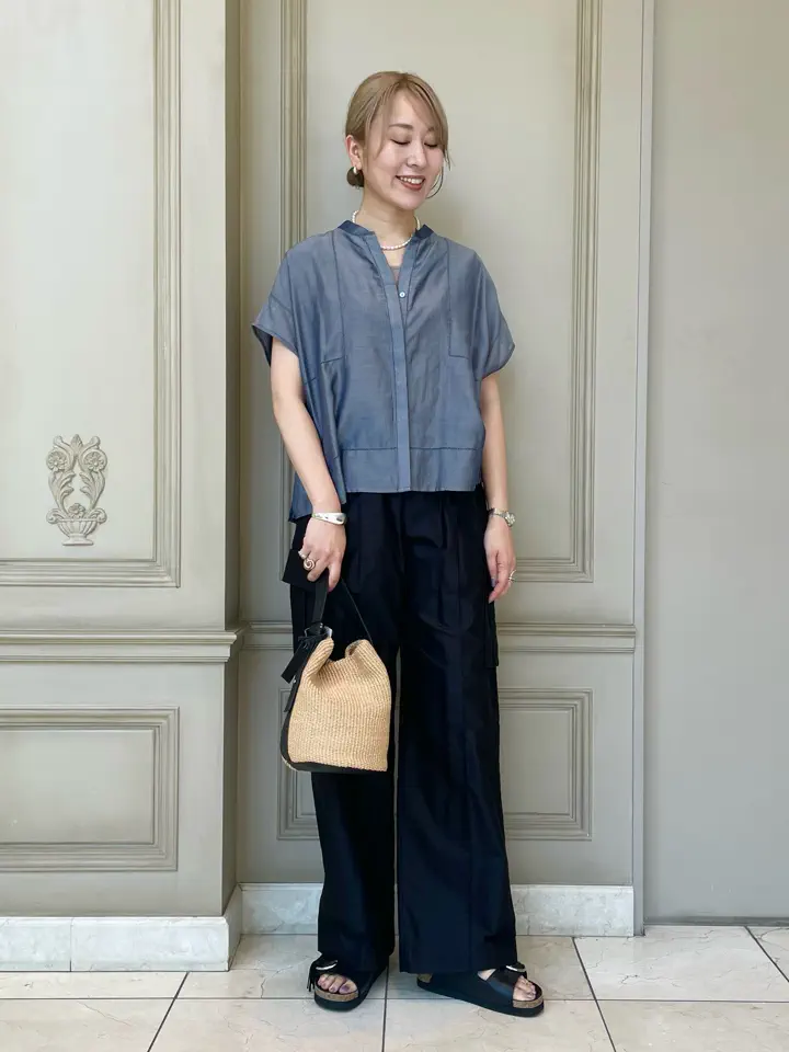 Mame Kurogouchi(マメ クロゴウチ)】 Cotton High Waisted Cargo
