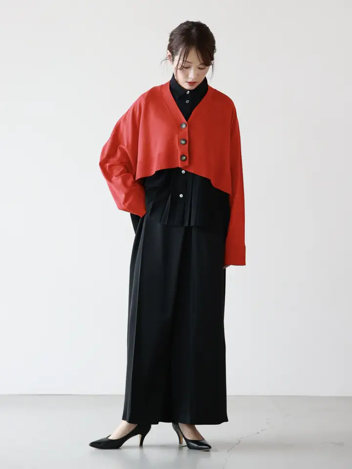 ENFOLD(エンフォルド)】 BOX PLEATS WIDE-PANTS｜PARIGOT ONLINE