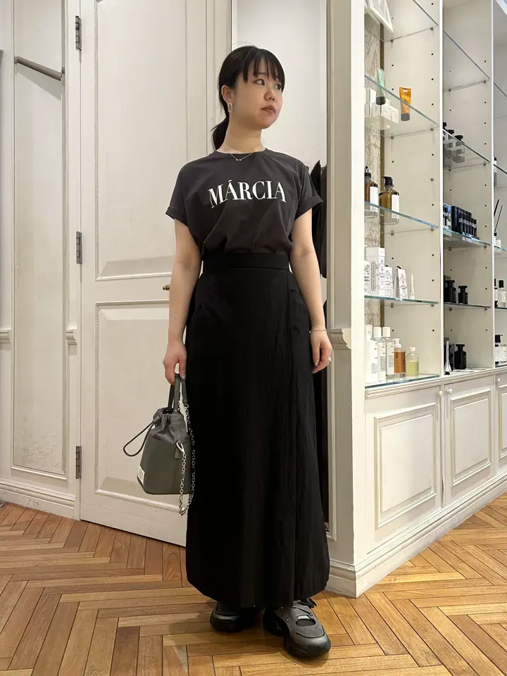 ATON(エイトン)】 HAND DYED NYLON | WRAPPED SKIRT｜PARIGOT ONLINE