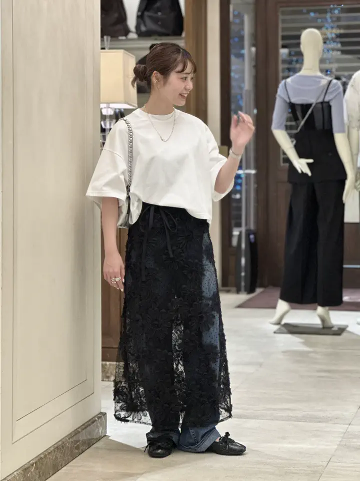 HYKE(ハイク)】 CROPPED SHORT SLV TEE BIG FIT｜PARIGOT ONLINE