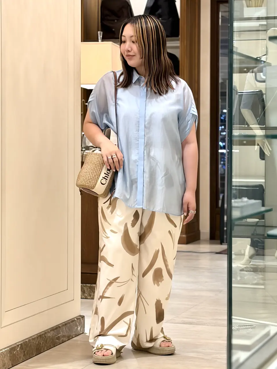 Chloe(クロエ)】 WOODYスモールバスケット｜PARIGOT ONLINE（パリゴ