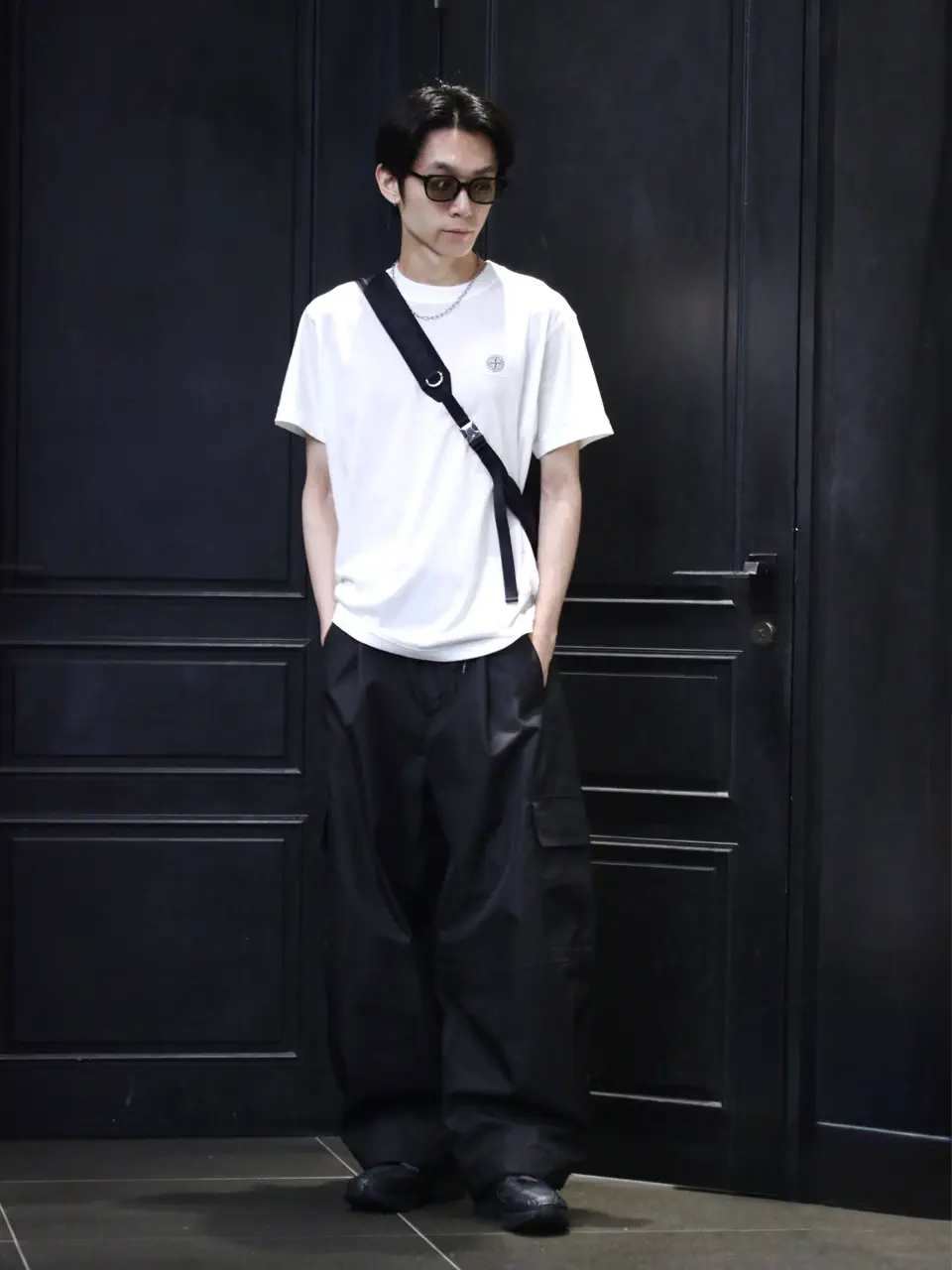 08sircus(08サーカス)】 Giza cotton cargo tuck pants｜PARIGOT