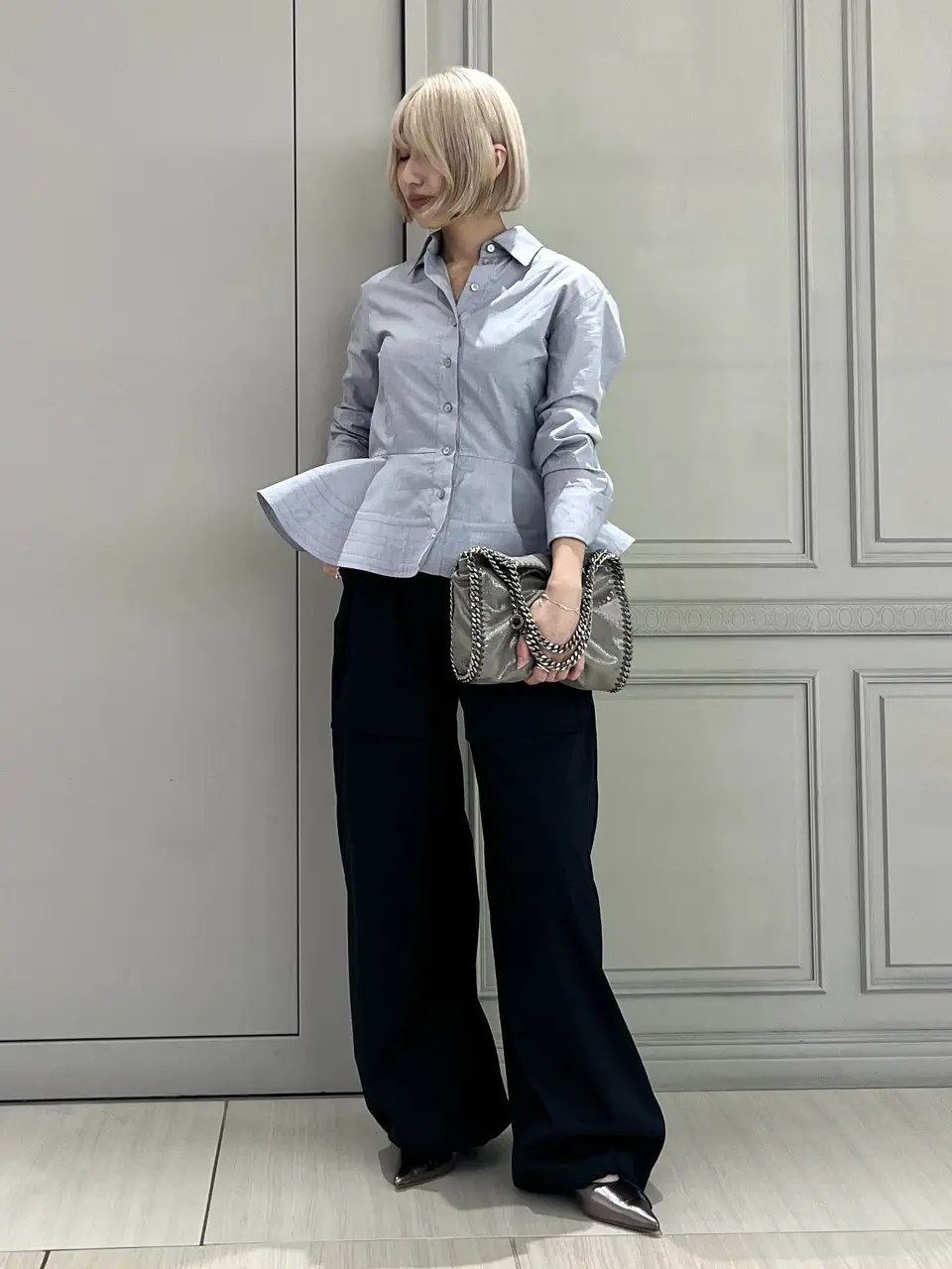 STELLA McCARTNEY(ステラ・マッカートニー)】 ワイド カーゴ パンツ