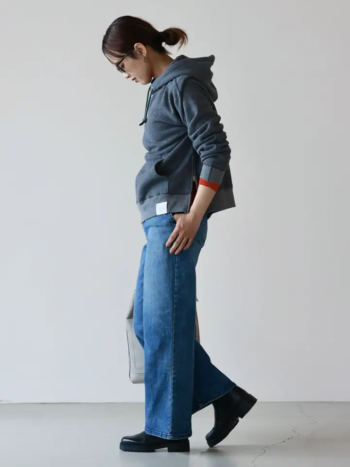HYKE(ハイク)】 WIDE RIBBED SWEATER｜PARIGOT ONLINE（パリゴオンライン）