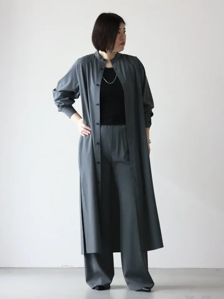 HYKE(ハイク)】 MAXI SHIRT DRESS｜PARIGOT ONLINE（パリゴオンライン）