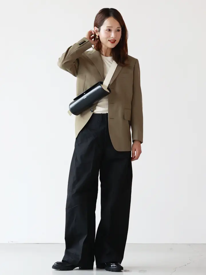 HYKE(ハイク)】 ≪Genderless≫BARREL-LEG CHINO PANTS｜PARIGOT