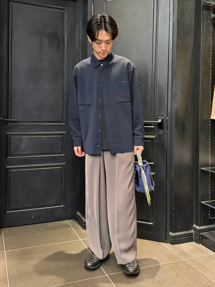 CFCL(シーエフシーエル)】 SOFT MILAN COVERED PLACKET SHIRT｜PARIGOT