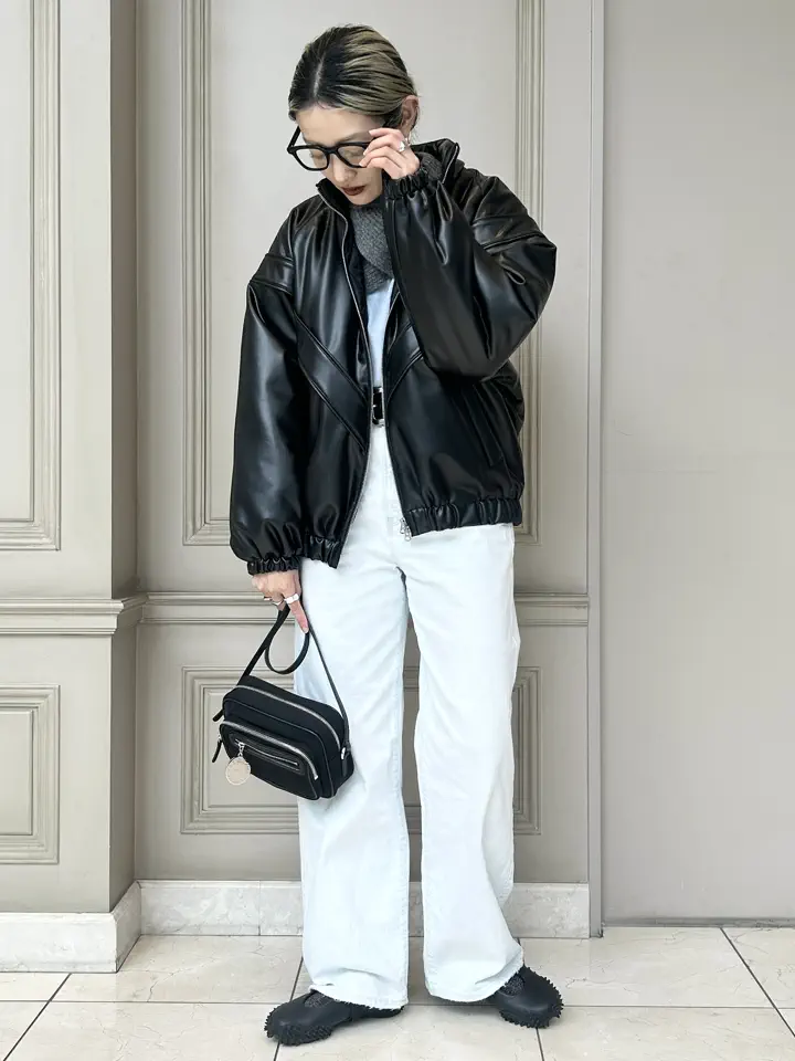 HYKE(ハイク)】 ≪GENDERLESS≫FAUX LEATHER JACKET｜PARIGOT ONLINE