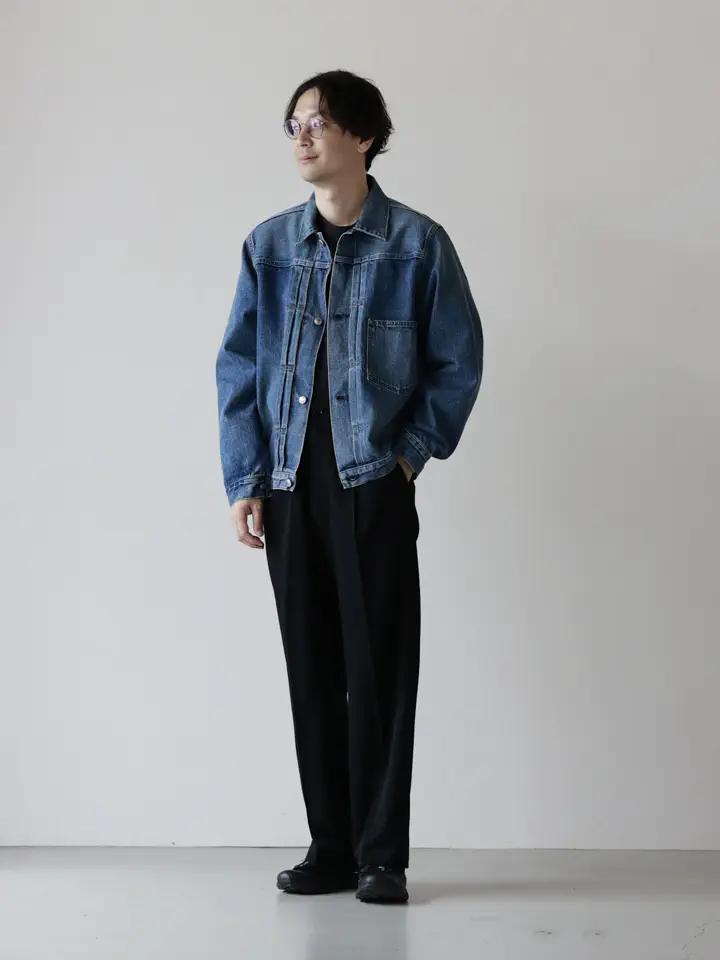 HYKE(ハイク)】 ≪GENDERLESS≫ DENIM JACKET TYPE1/REGULAR FIT