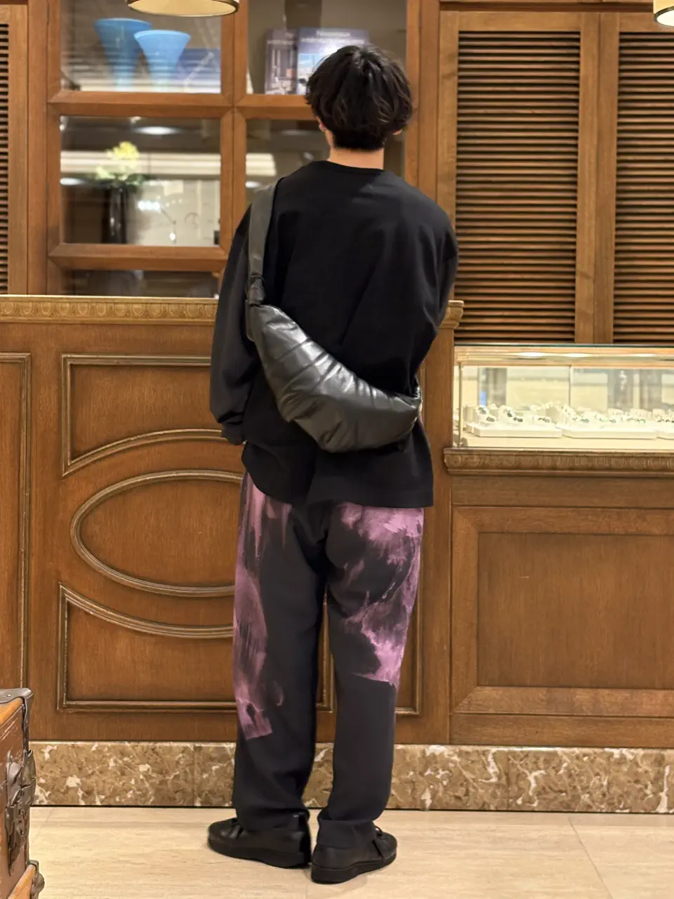 Kazuma 170cm MEDIUM CROISSANT BAG着用