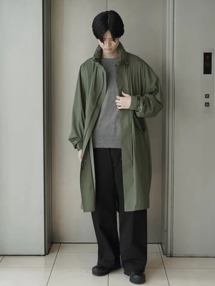 HYKE(ハイク)】 ≪Genderless≫BARREL-LEG CHINO PANTS｜PARIGOT