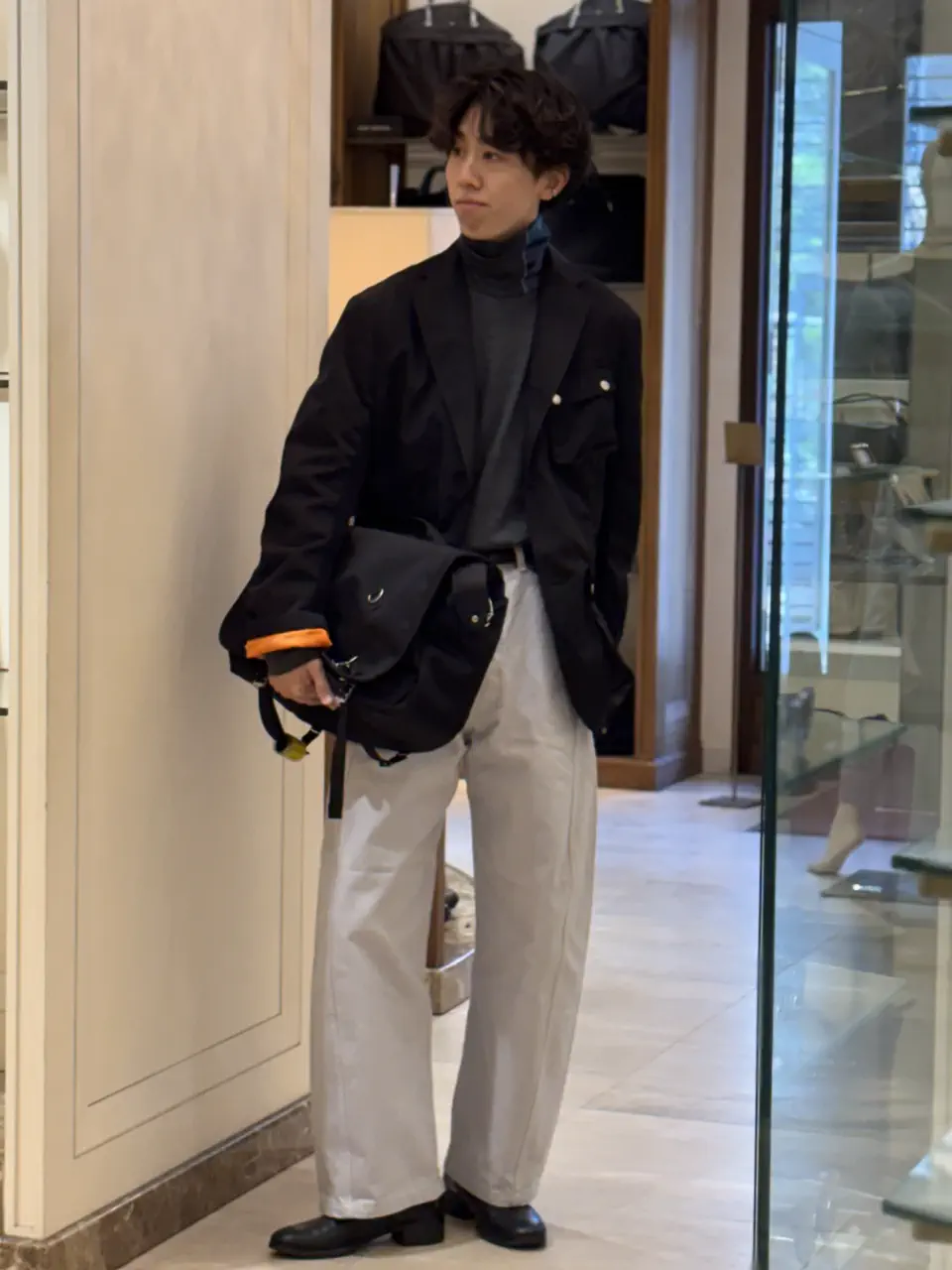 JAPAN DENIM カーブドワイドパンツ