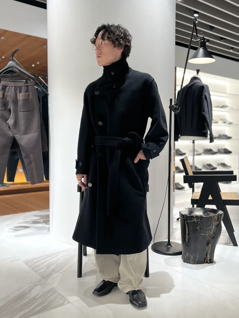 Nishioka WRAP COAT スタイリング
