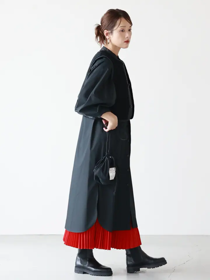 HYKE(ハイク)】 T/C BALLOON SLEEVE DRESS｜PARIGOT ONLINE（パリゴ