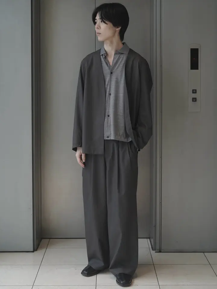 marka(マーカ)】 2/60 Wool Tropical Melange Minimalist Jacket