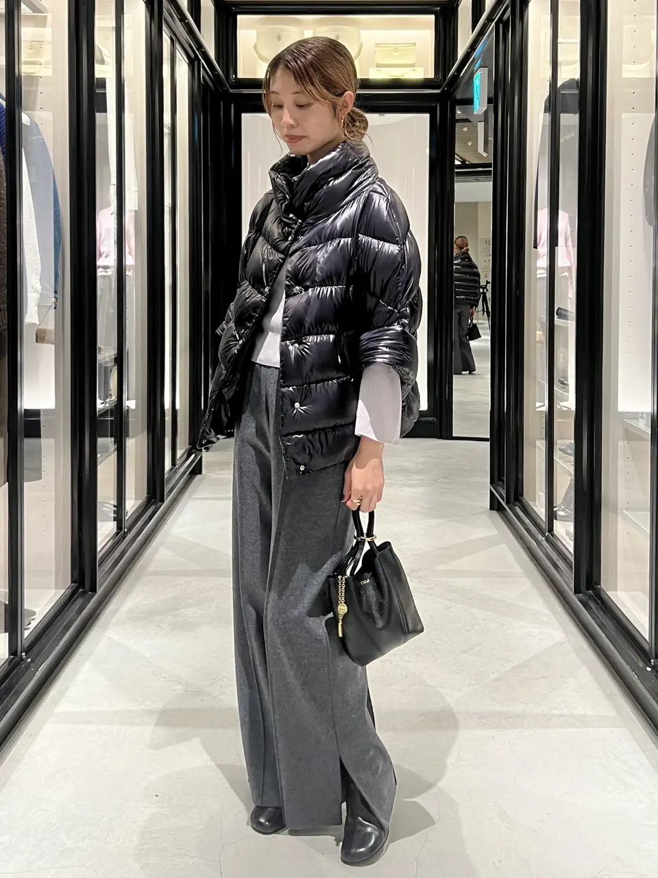 CFCL(シーエフシーエル)】 SOFT PORTRAIT GLITTER LONG BELL SLEEVE