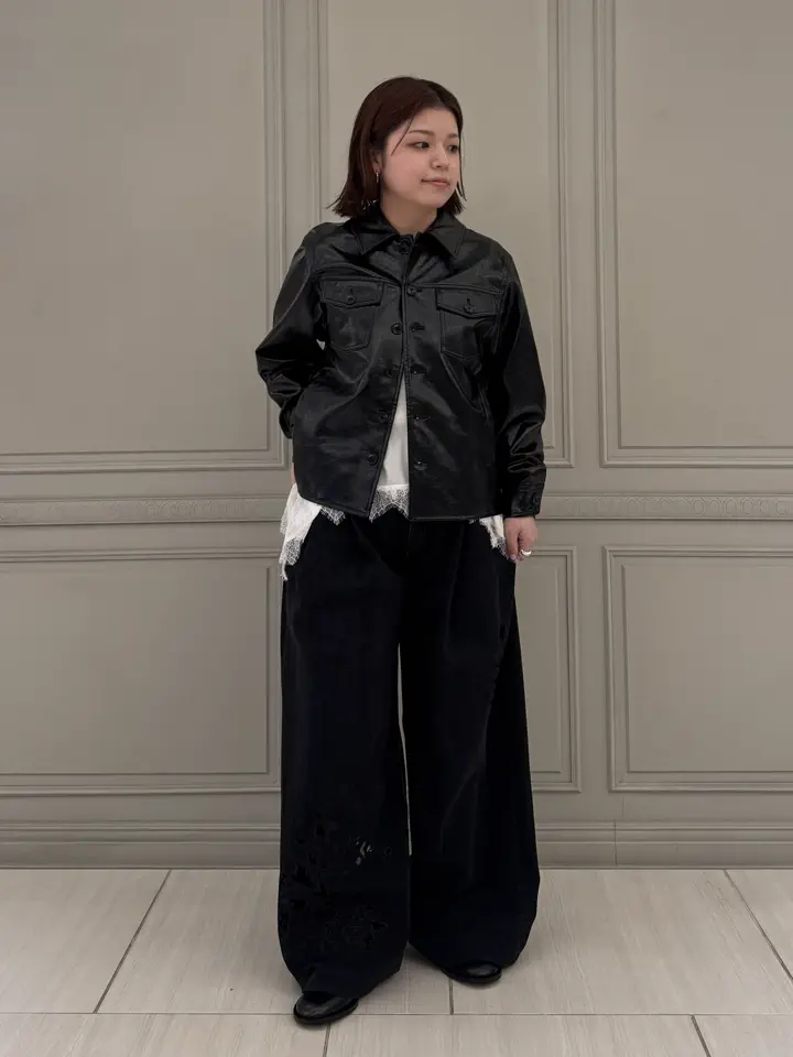JAPAN DENIM(ジャパンデニム)】 TANAKA_FLOWER EMBROIDERY DENIM