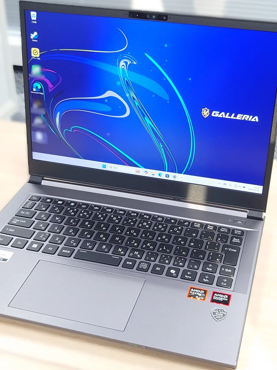 Windowsノート本体 GALLERIA DL9R-IG-C4A Ryzen AI9 HX370 GALLERIA、Ryzen AI 9 HX 370搭載の14型ノート - PC Watch