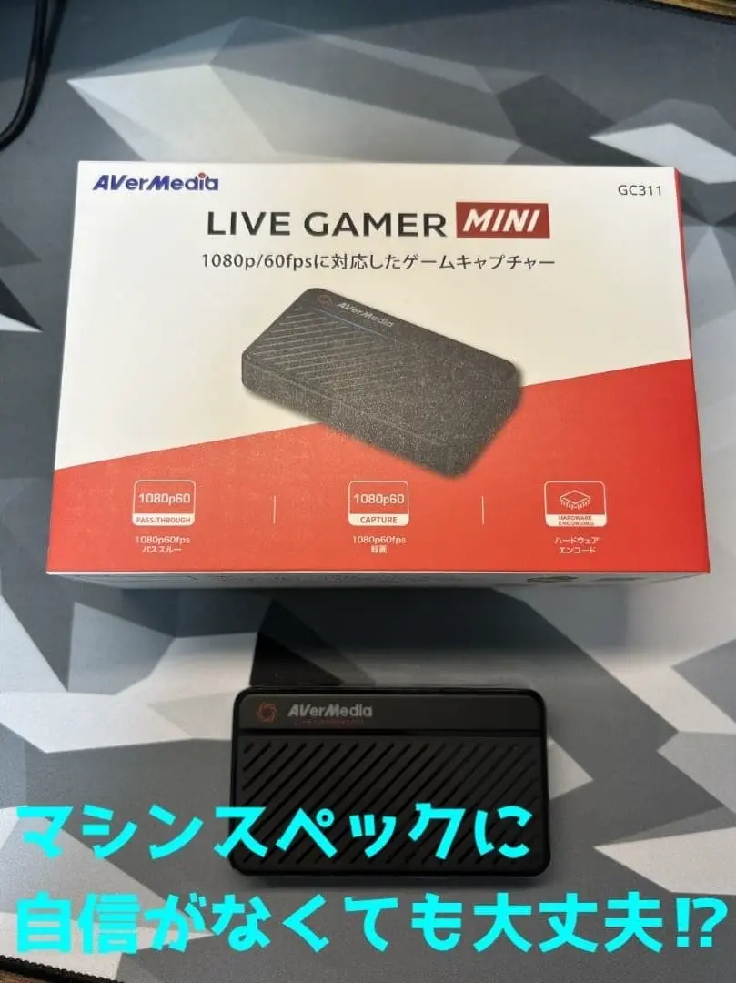 AVerMedia Live Gamer MINI GC311 (USB2.0 1080p/60fps) ｜ パソコン