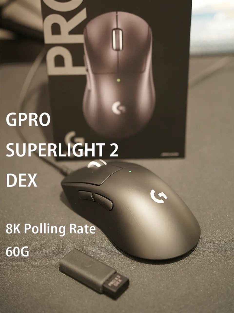 Logicool PRO X SUPERLIGHT 2 DEX GPROXSL-WLDEXBK (ブラック