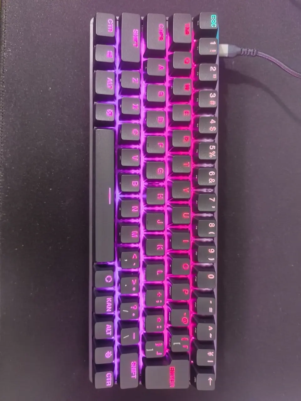 SteelSeries Apex Pro Mini JP (64825J)を使用した、ドスパラスタッフ