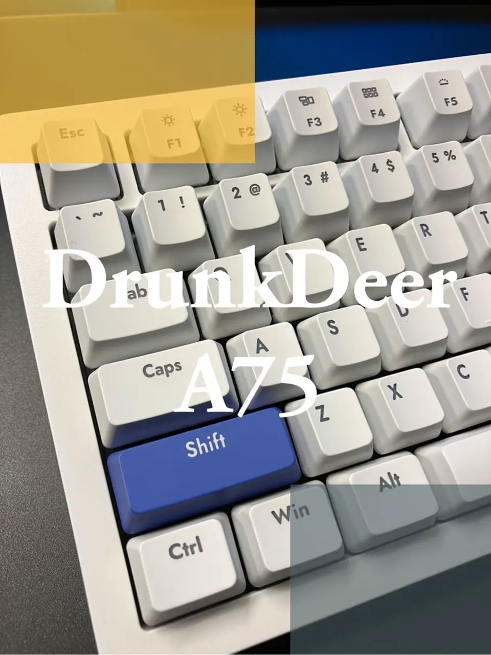 DrunkDeer G65 White G65-W0A01 (ABS Keycaps) ｜ パソコン通販の