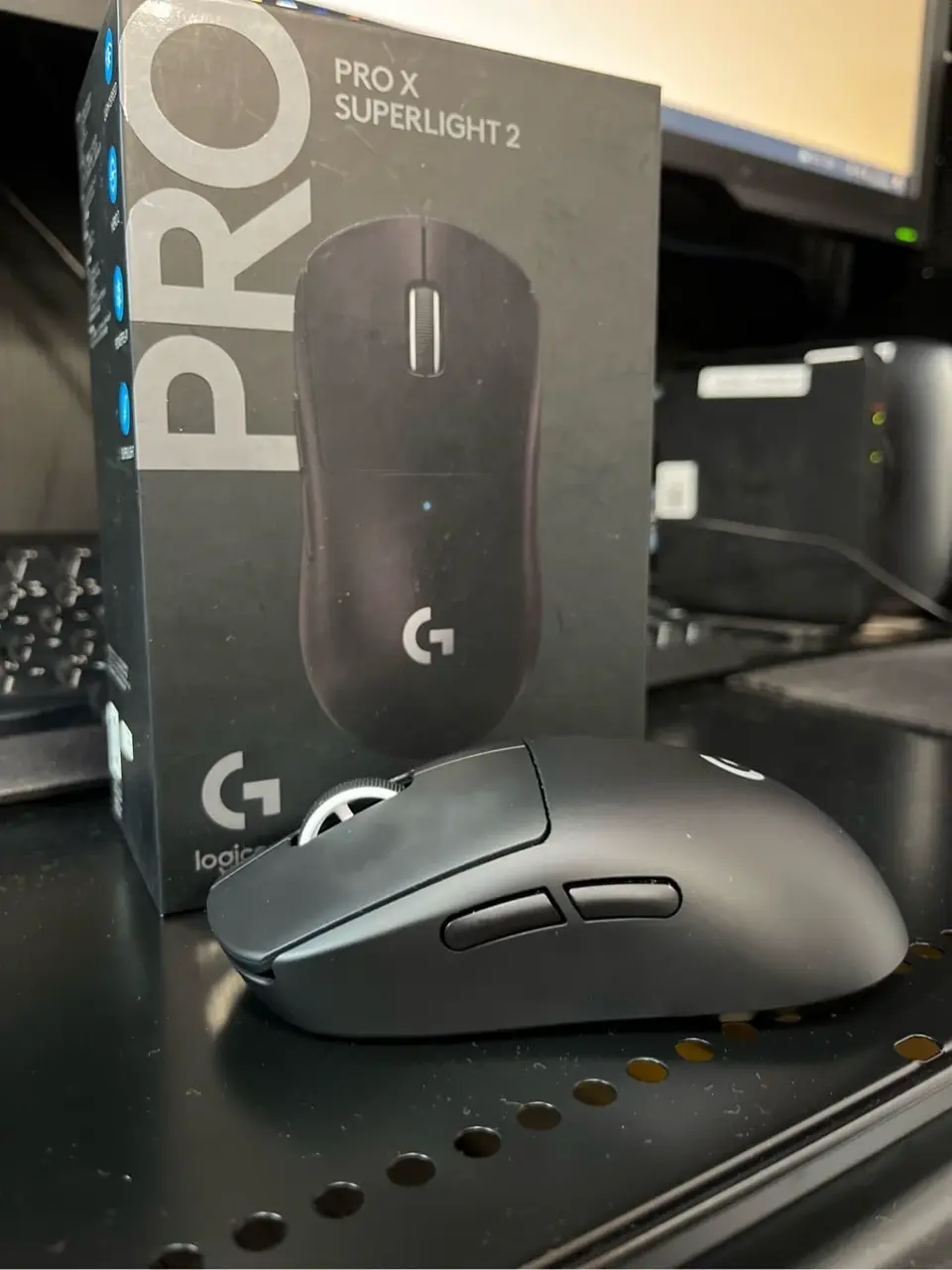 Logicool PRO X SUPERLIGHT 2 Wireless Gaming Mouse G-PPD-004WL-BK