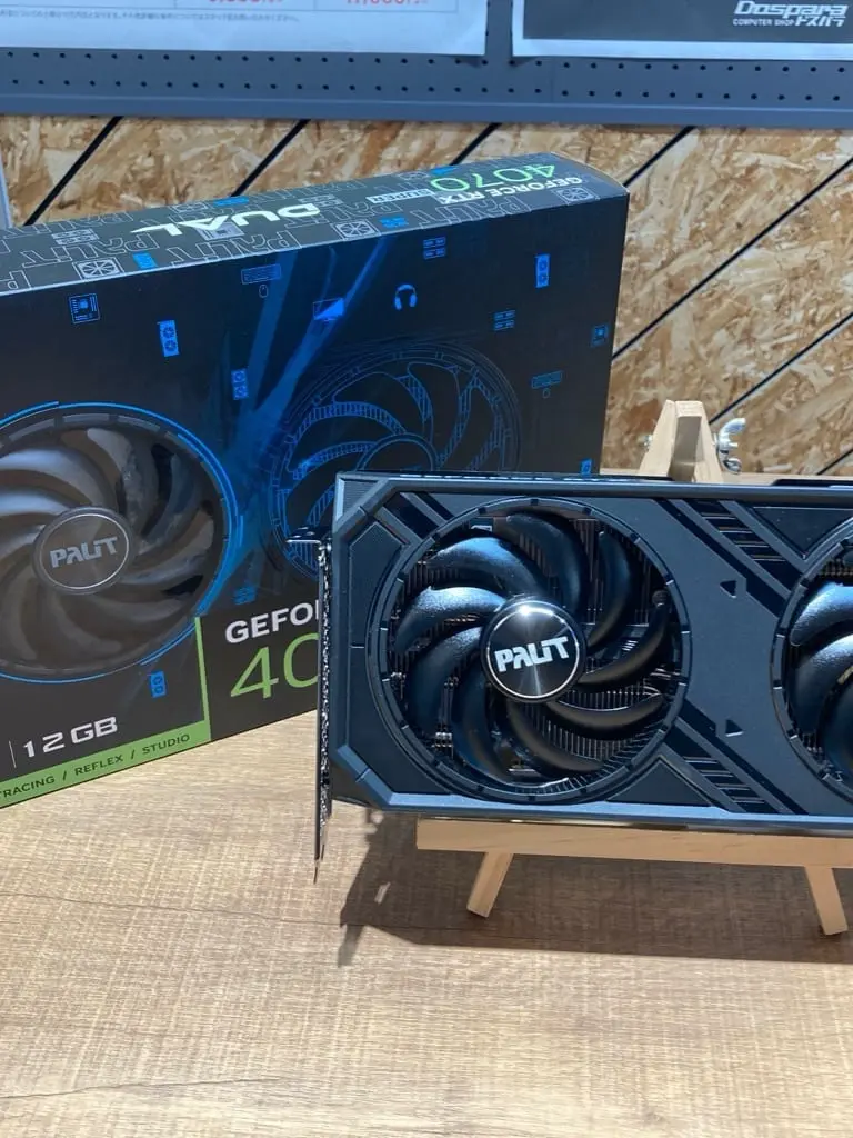 palit NVIDIA RTX 4070 動作検証済み Palit GeForce RTX 4070 SUPER Dual」をレビュー。9万円台で