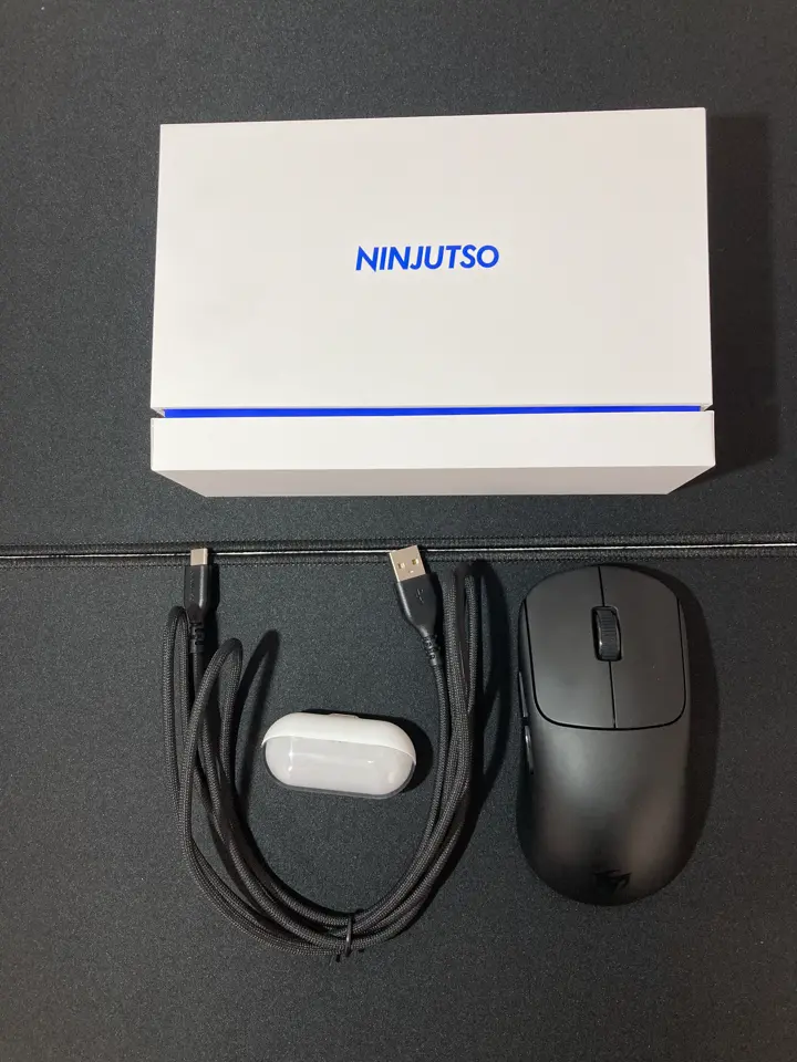 Ninjutso Ten Air Wireless Gaming Mouse Black nj-tenair-black
