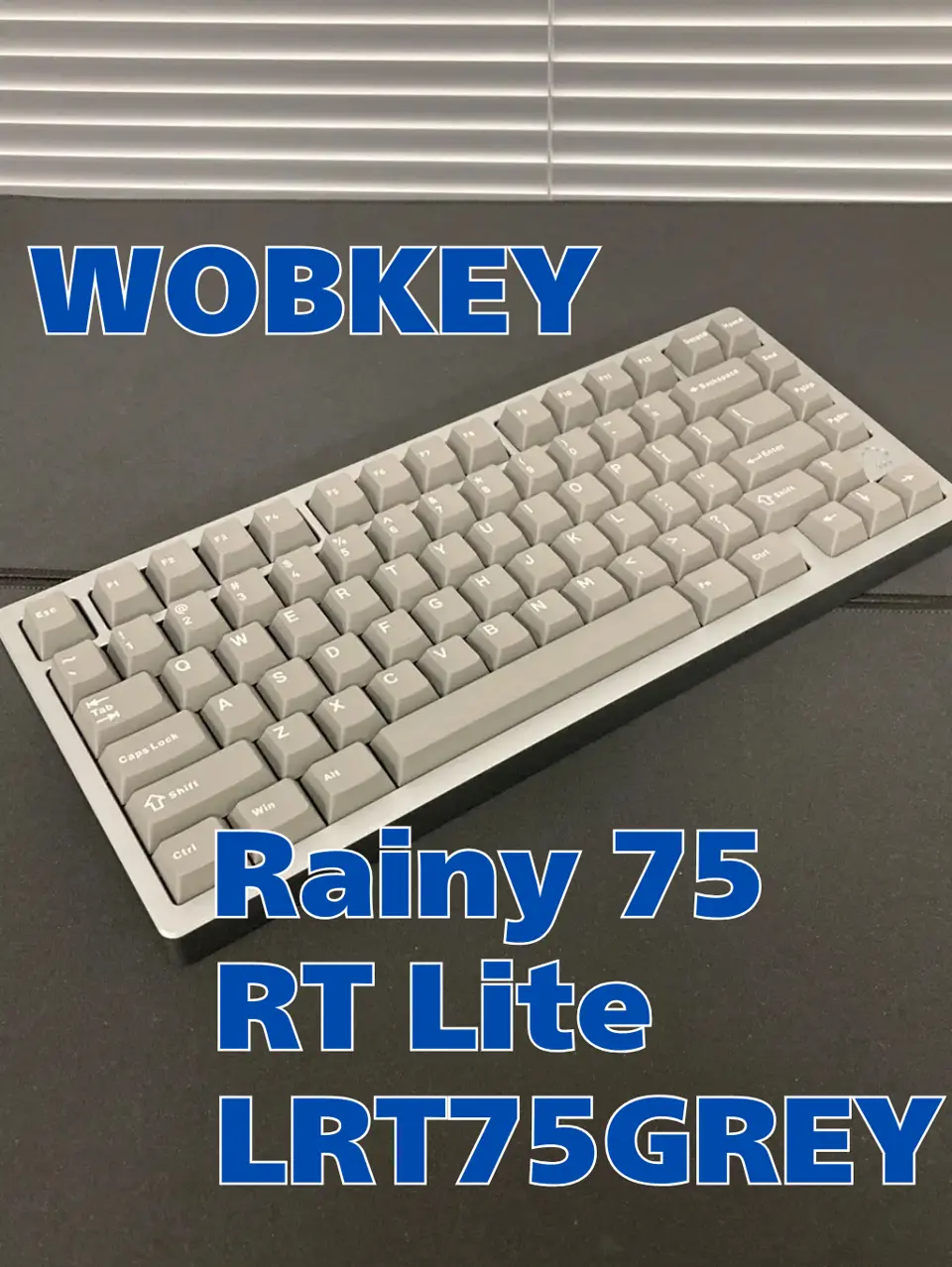 WOBKEY Rainy 75 RT Lite LRT75GREY (グレー) ｜ パソコン通販の