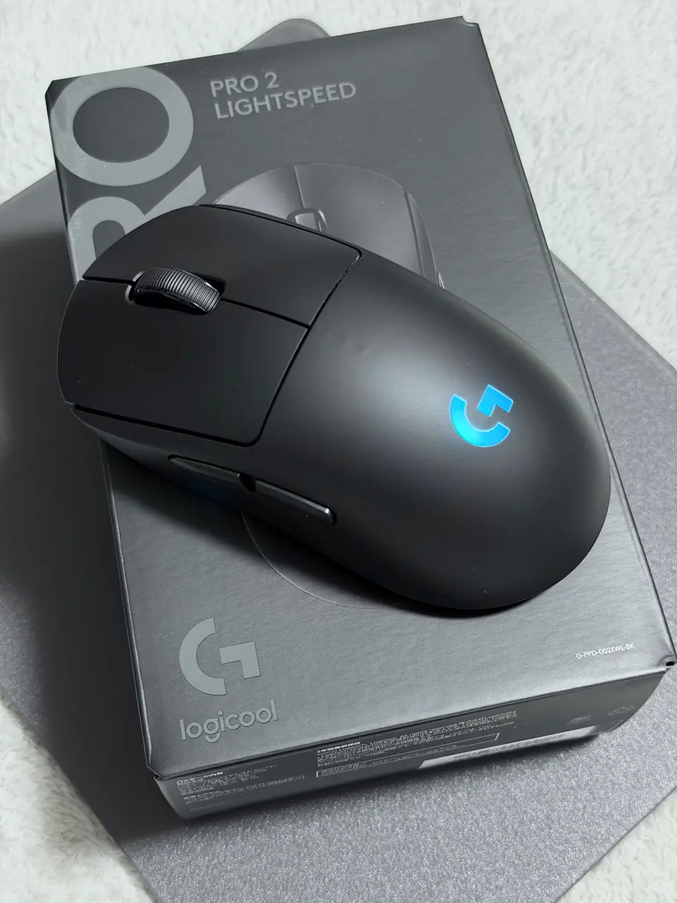 Logicool PRO 2 LIGHTSPEED G-PPD-002XWL-BK (ブラック)を使用した