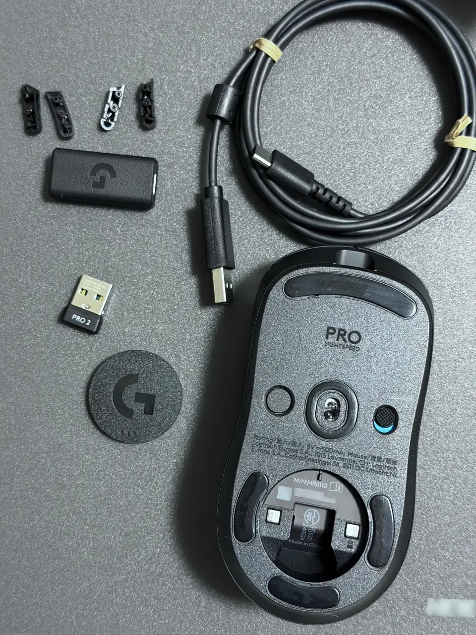 Logicool PRO 2 LIGHTSPEED G-PPD-002XWL-BK (ブラック)を使用した