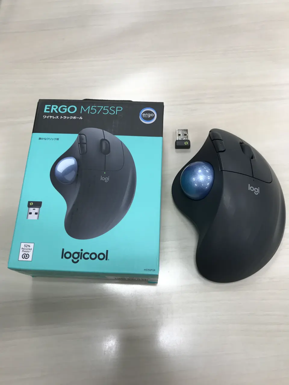 Logicool ERGO M575SP M575SPGR (グラファイト)を使用した、ドスパラ