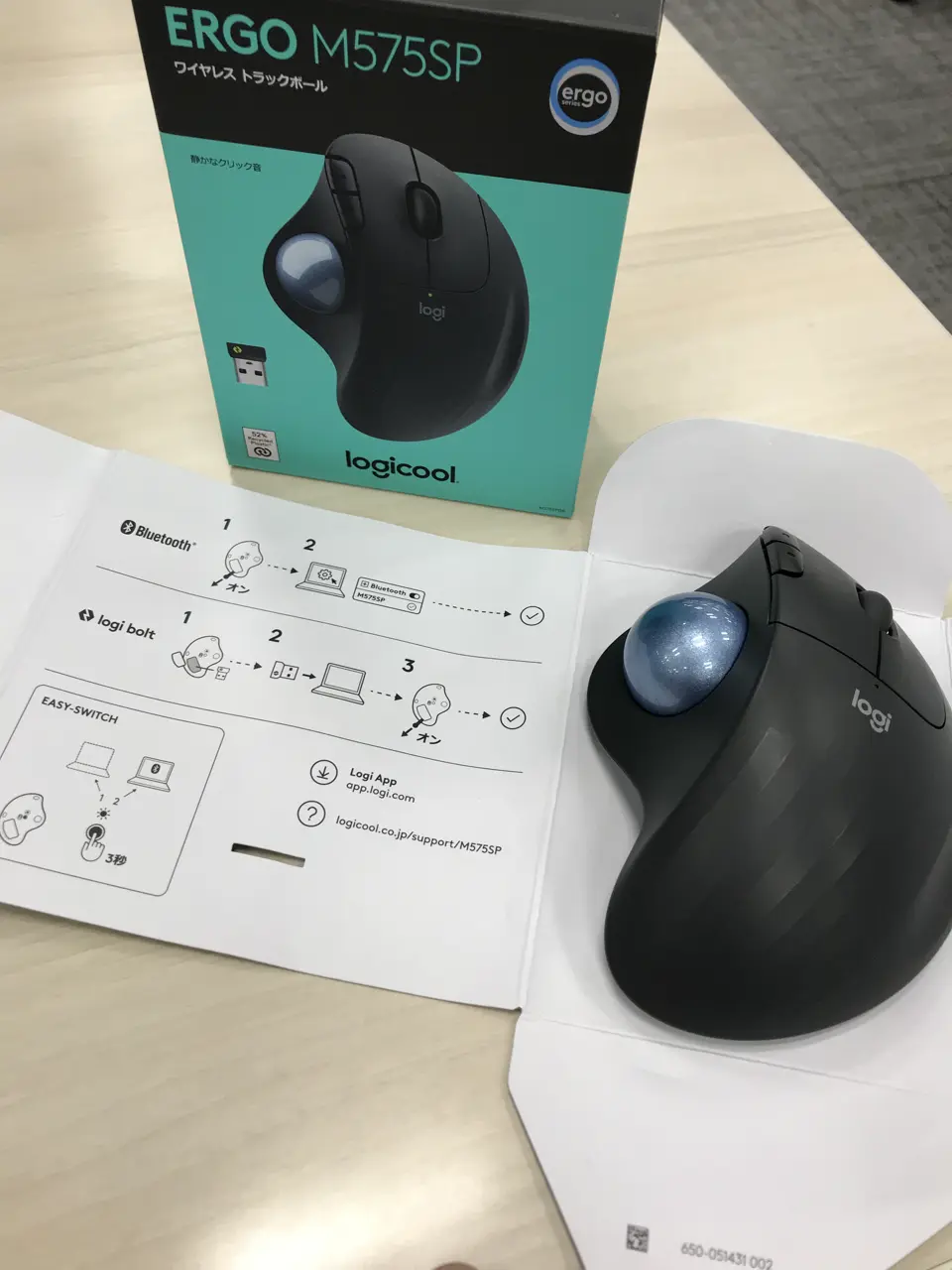Logicool ERGO M575SP M575SPGR (グラファイト)を使用した、ドスパラ