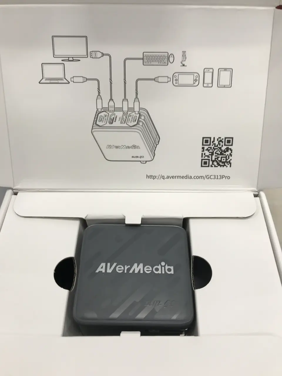 AVerMedia LIVE GENERATOR POCKET - GC313Pro (GC313PBK)を使用した