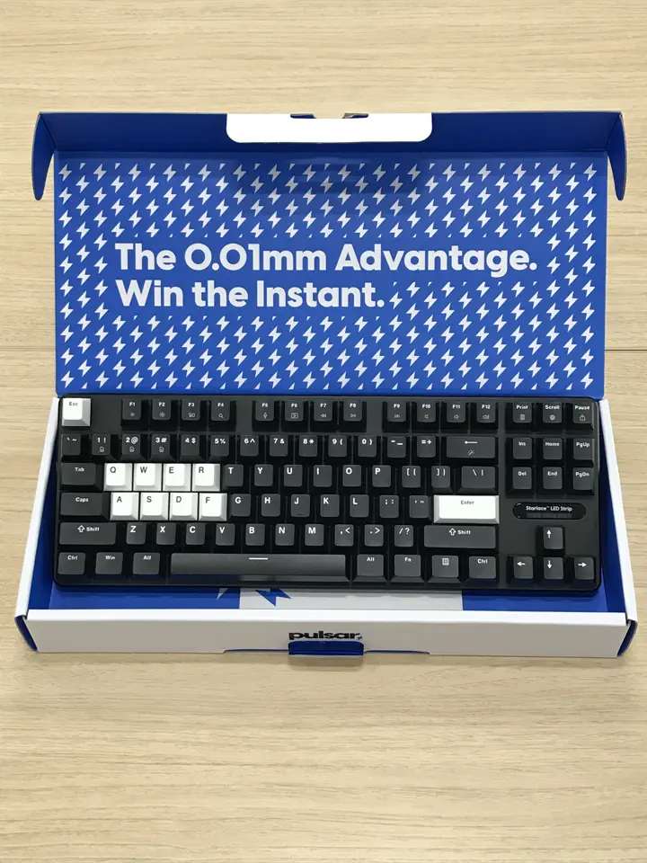 Pulsar PCMK 3 HE TKL ANSI Black (PCMK3HE801)を使用した、ドスパラ
