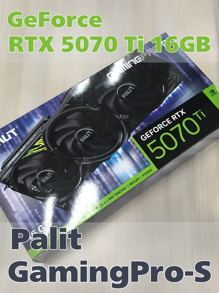 Palit NE7507T019T2-GB2031U (GeForce RTX 5070 Ti GamingPro-S 16GB