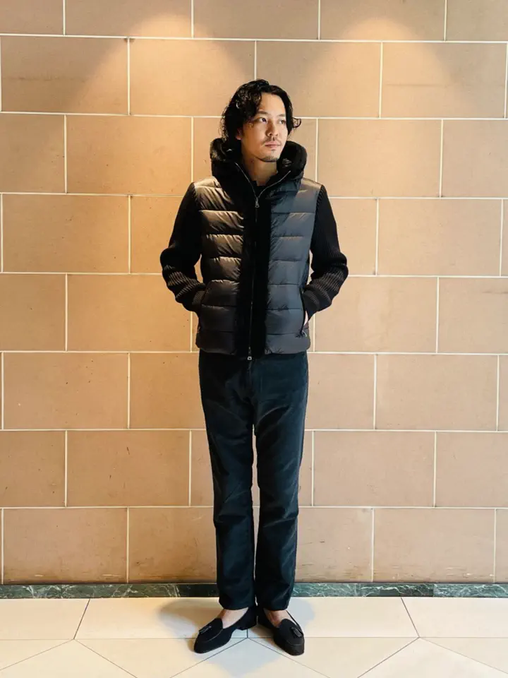 美品　STEFANIMANO 伊勢丹別注　ネイビーとキャメル ISETAN MEN'S/TOP