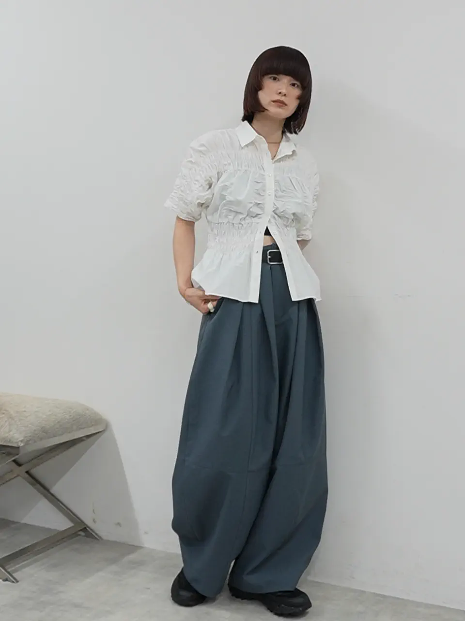 シャーリングシャツ｜STYLEMIXER（スタイルミキサー）公式通販サイト