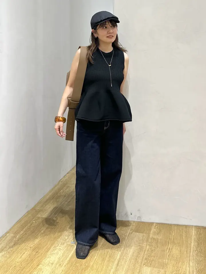 【タグ付き新品✨】2024SS定価25300ニットフレア ペプラム 細身え ペプラムフレアニット｜STYLEMIXER（スタイルミキサー）公式通販サイト