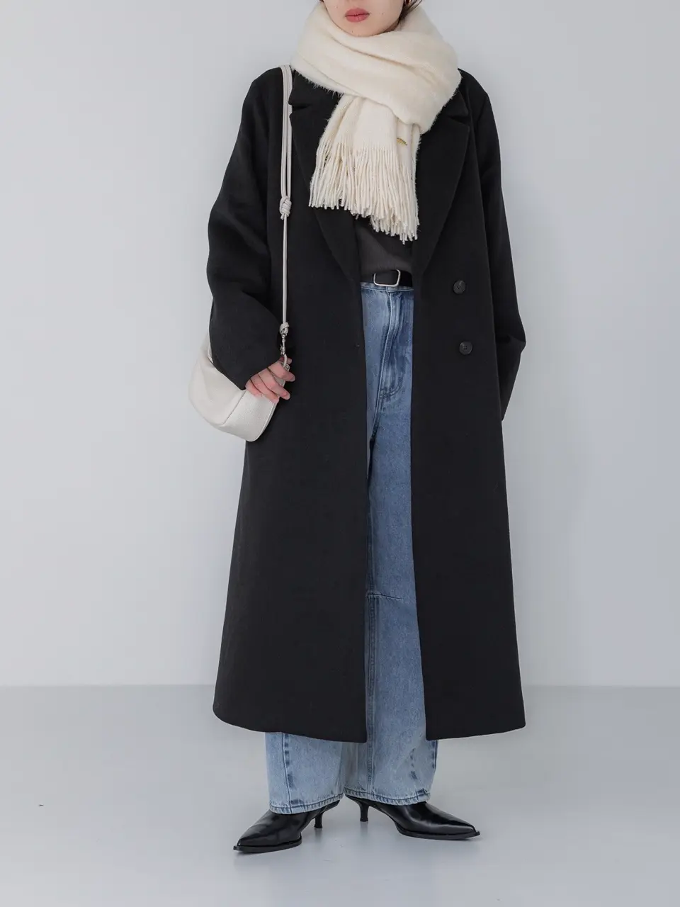 crewre online store / アジャスタブルウールロングコート