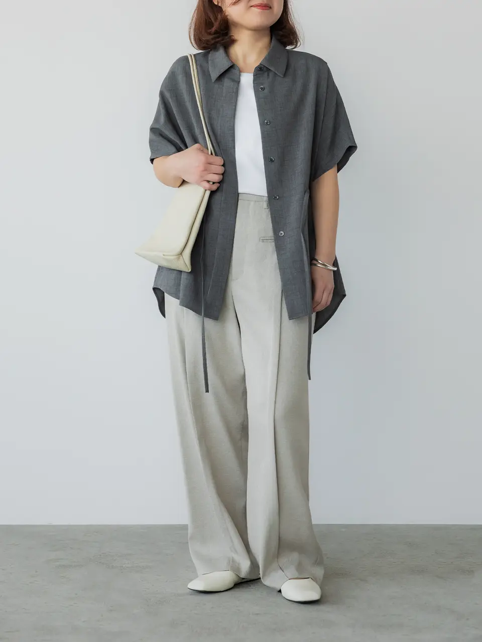 crewre online store / セミドルマンドロストデザインシャツ