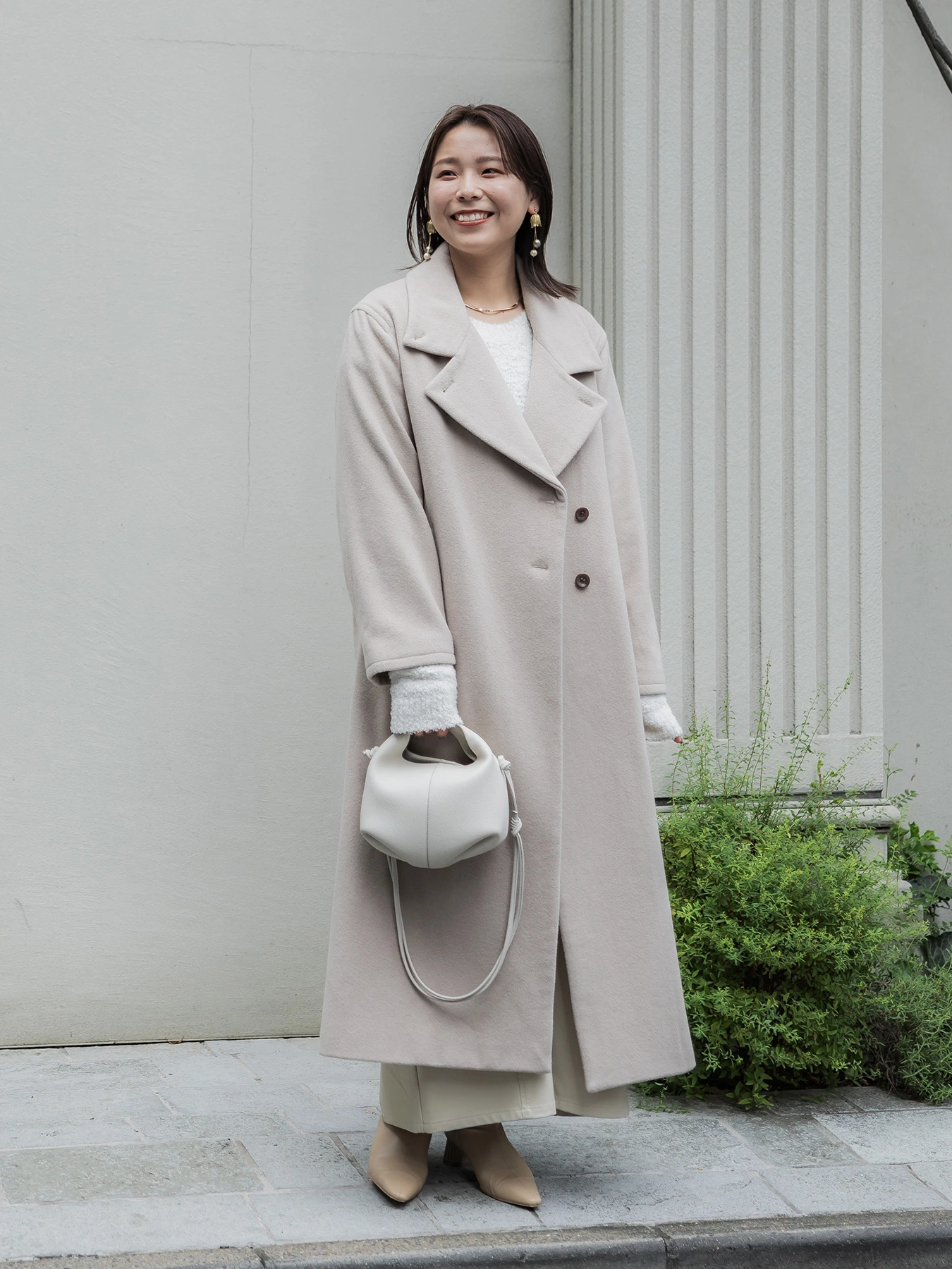 crewre online store / フェイクレザーナロースカート