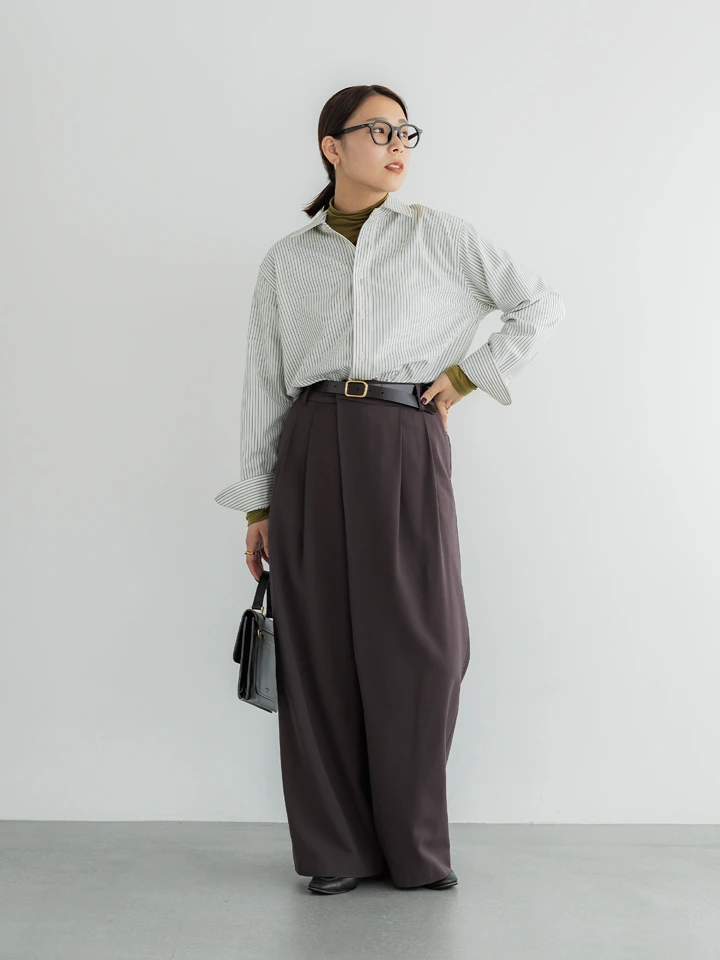crewre online store / ボタンスタッズレザーベルト