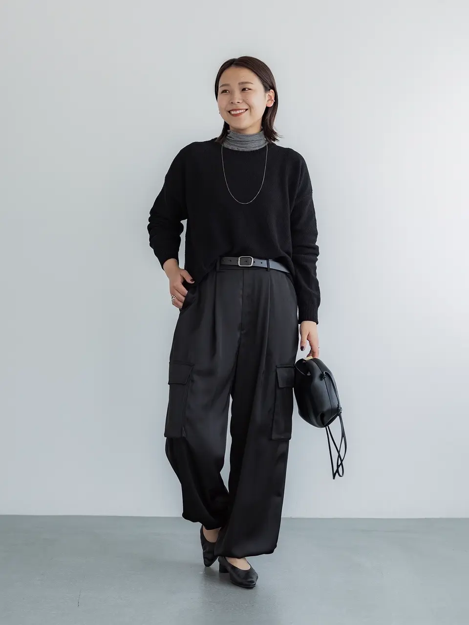 crewre online store / マットサテンカーゴパンツ