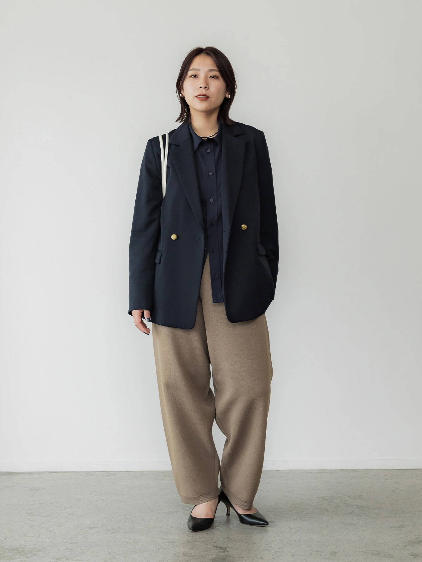 crewre online store / バックステッチレギュラーシャツ