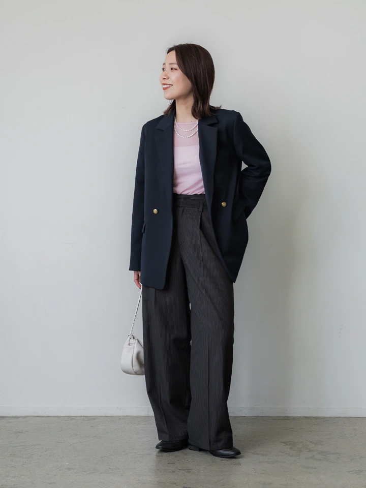 crewre online store / 2wayレイヤードストレートパンツ