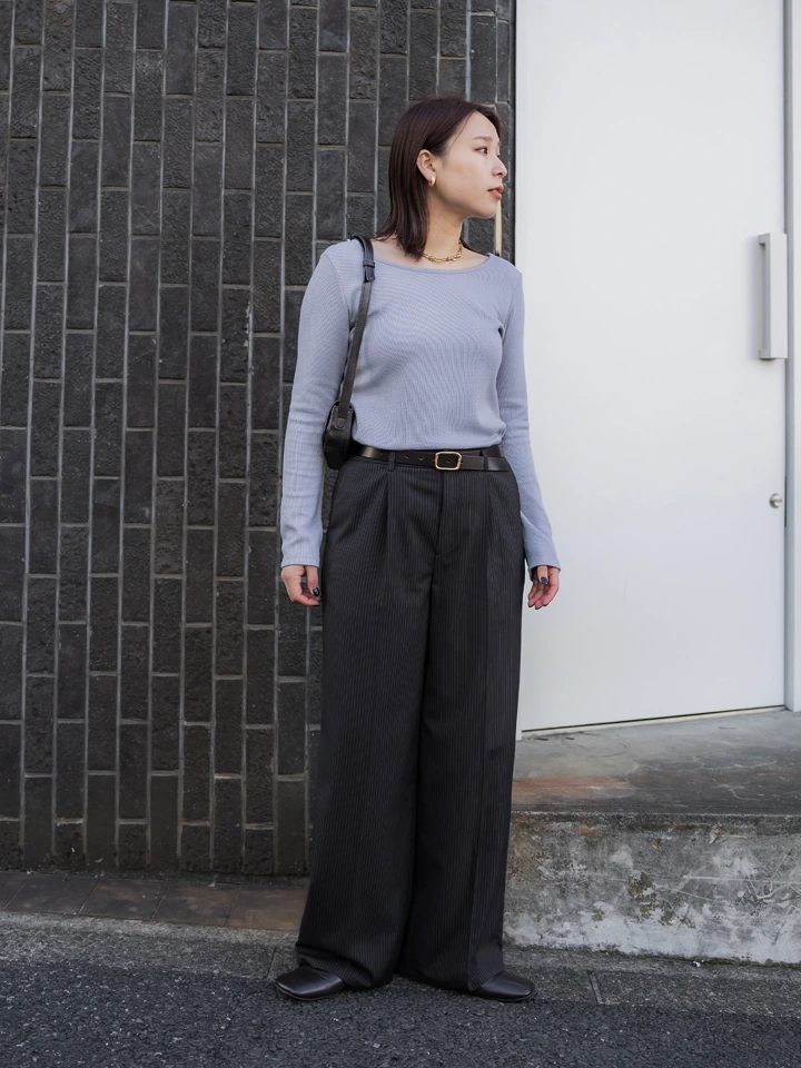 crewre online store / 2wayハニカムサーマルカットソー