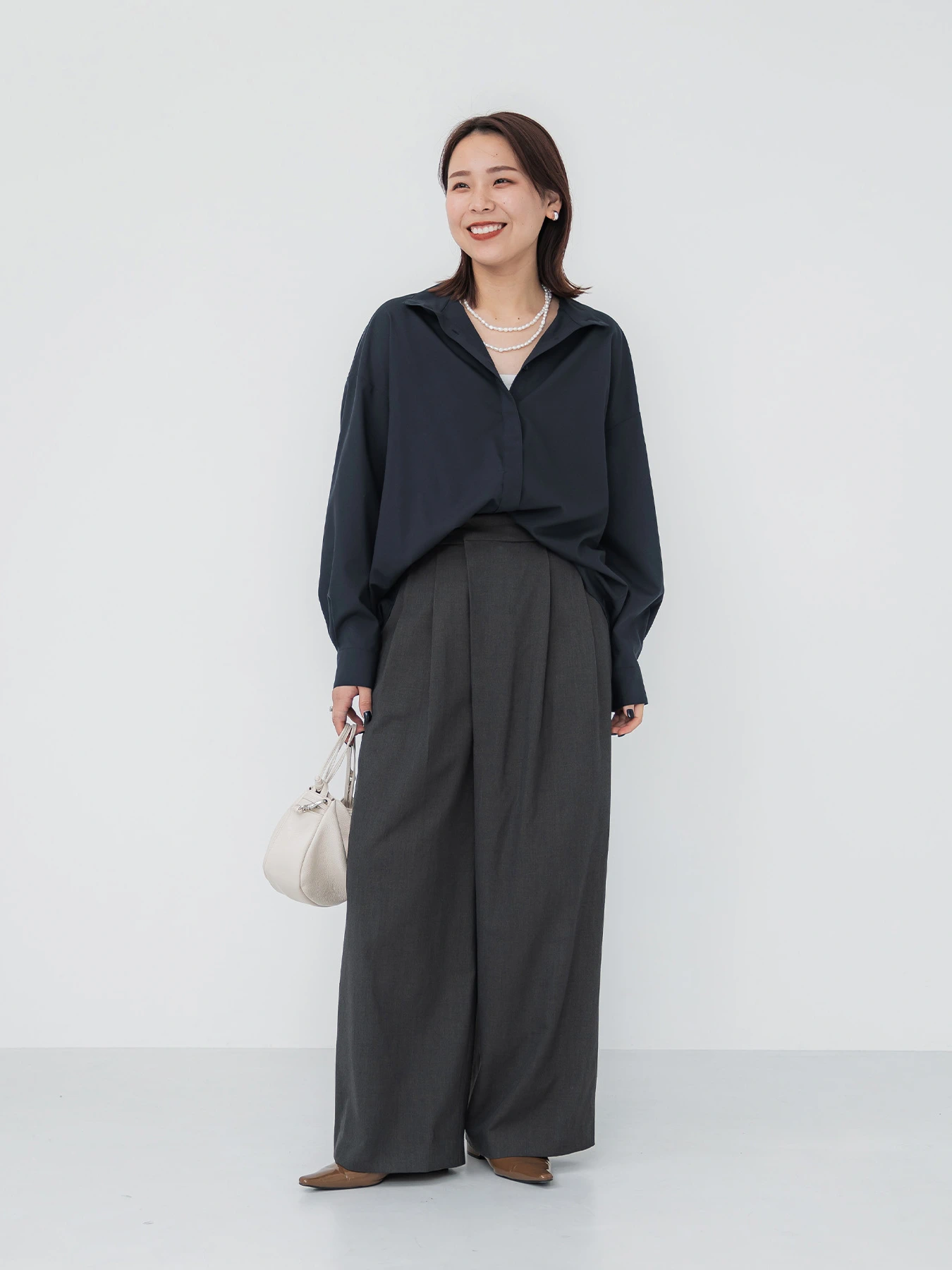 crewre online store / 2wayハイネックボウタイシャツ