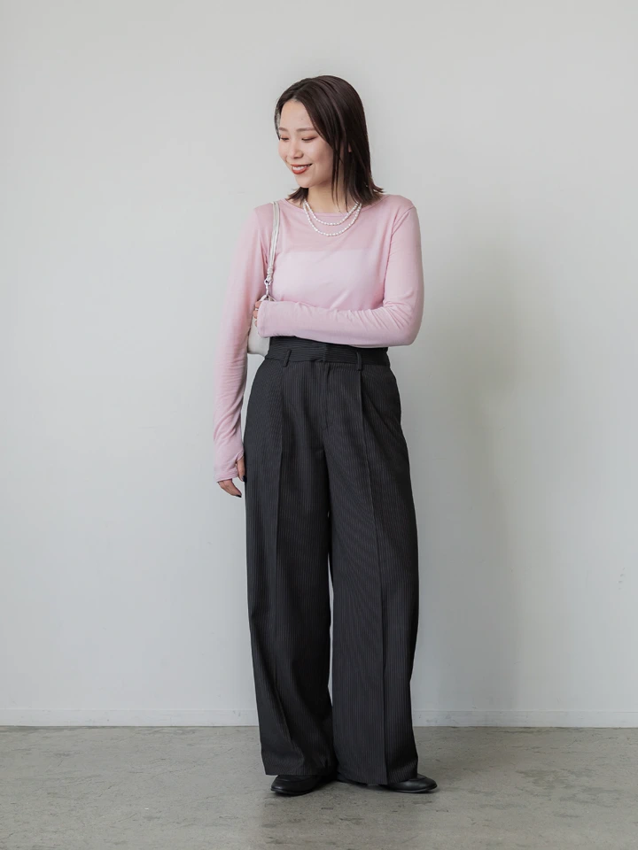 crewre online store / 2wayレイヤードストレートパンツ